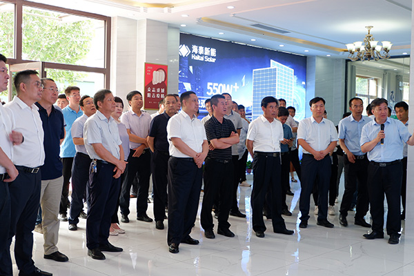 Leaders of Hebei Provincial Development and Reform Commission and their delegation inspected the 
