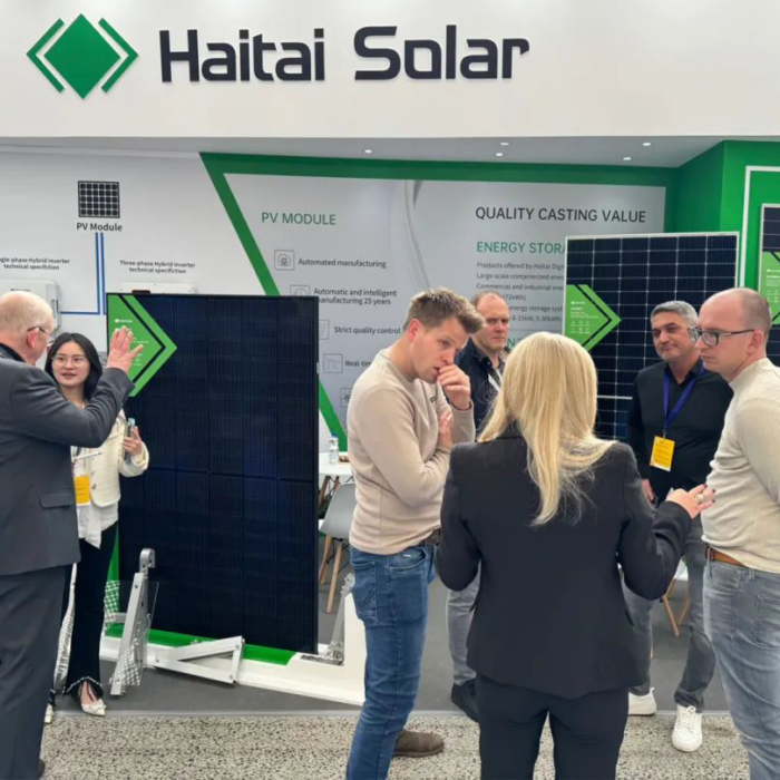 Haitai Solar shines at the Netherlands International Solar Expo